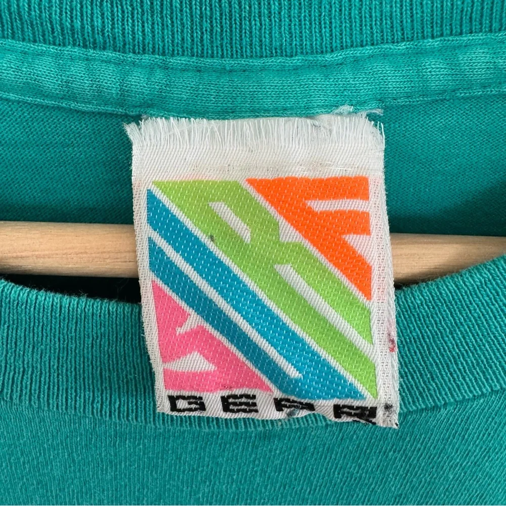 Vintage 90s Surf Gear T-Shirt Mens Medium Get Extreme Surfing Single Stitch USA - Picture 10 of 15